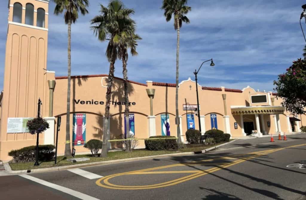 historic downtown Venice Florida walking tour self guided architecture landmarks