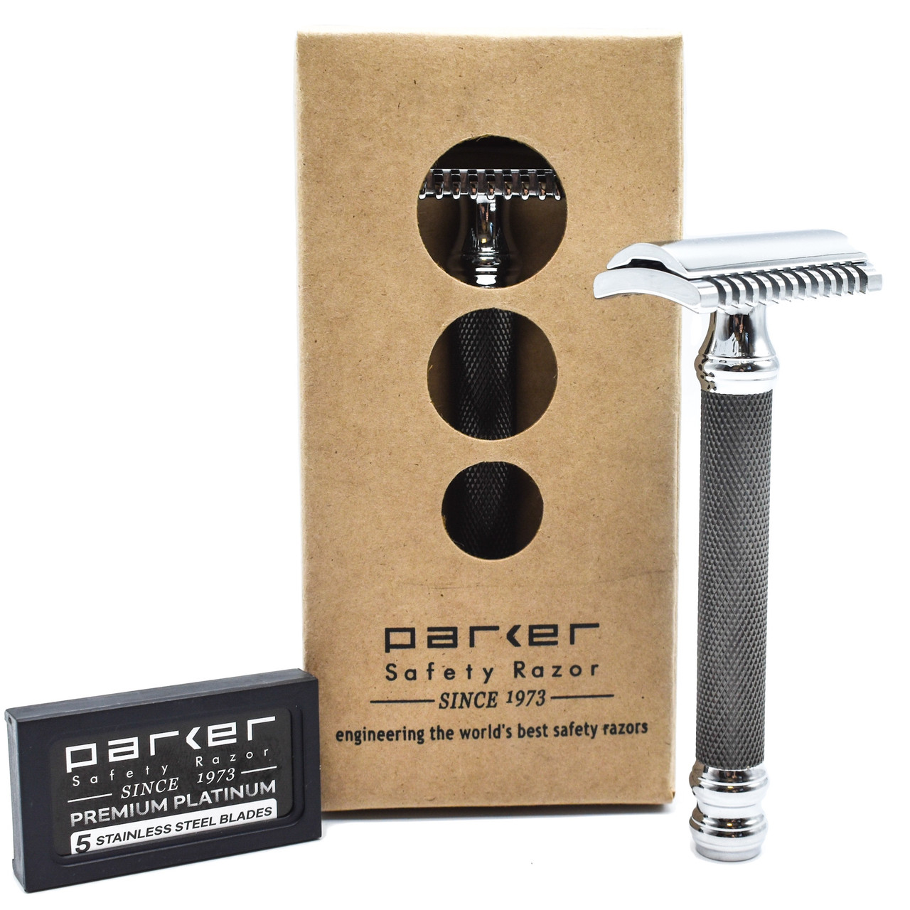 Parker 26C Graphite Double Edge Safety Razor