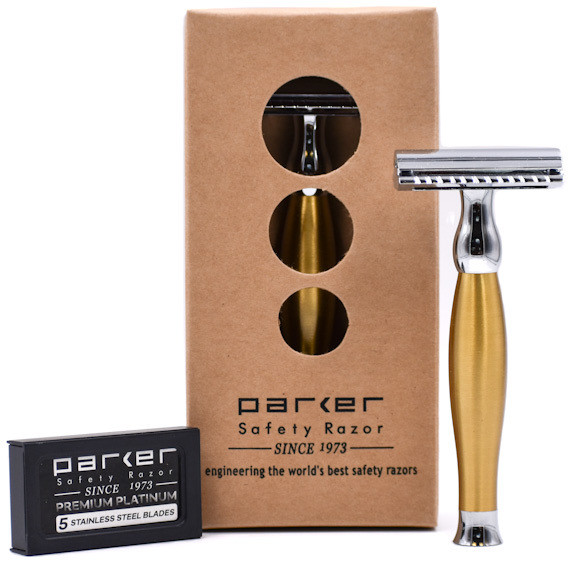 Parker Brass Double Edge Safety Razor